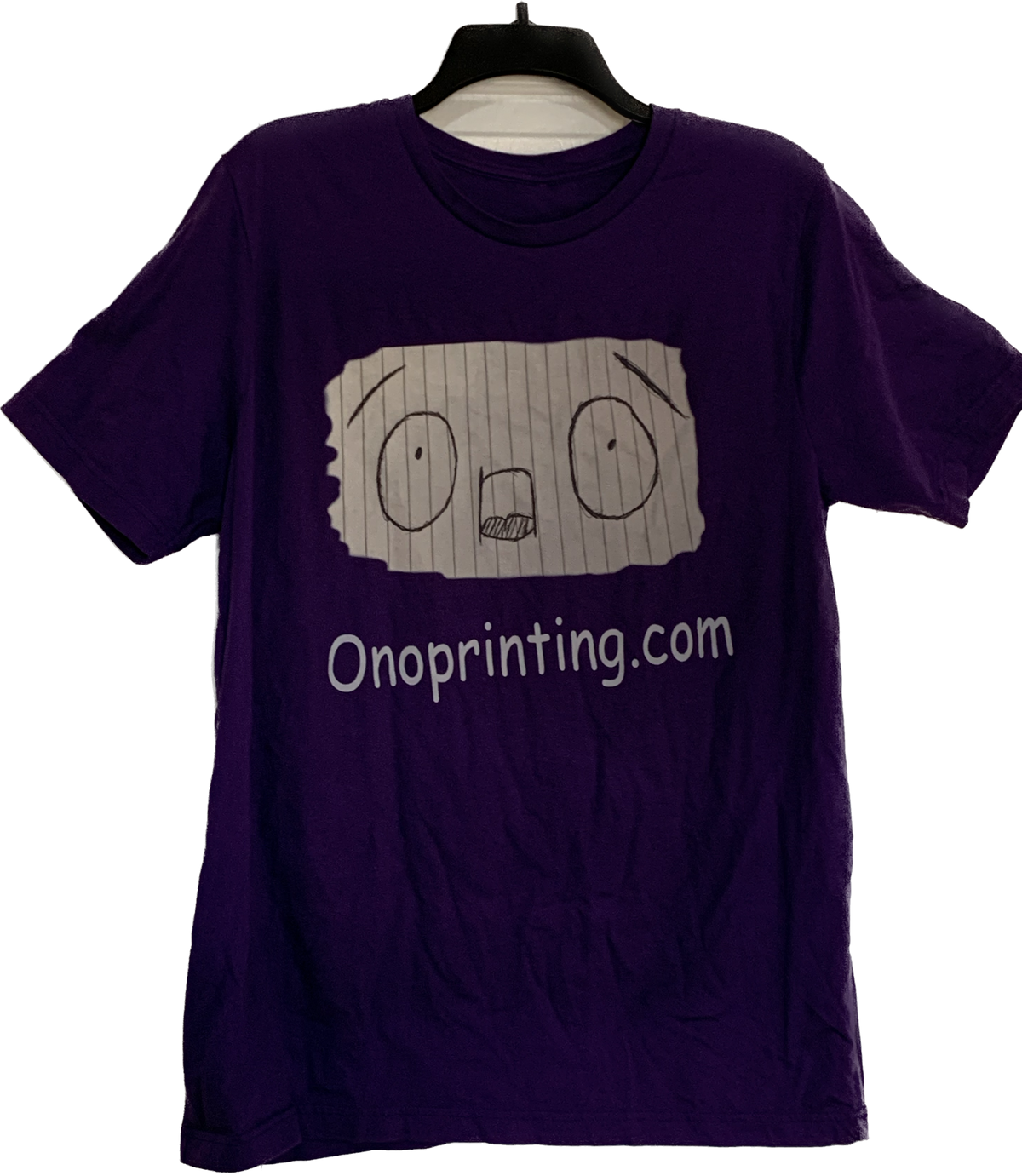 Classic Unisex T-shirt with Exclusive Onoprinting "Shocking" Sketching Design