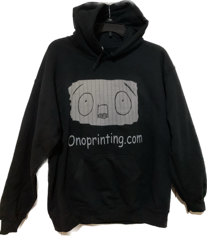 Unisex Hoodie With  Exclusive Onoprinting "Shocking" Sketch Design