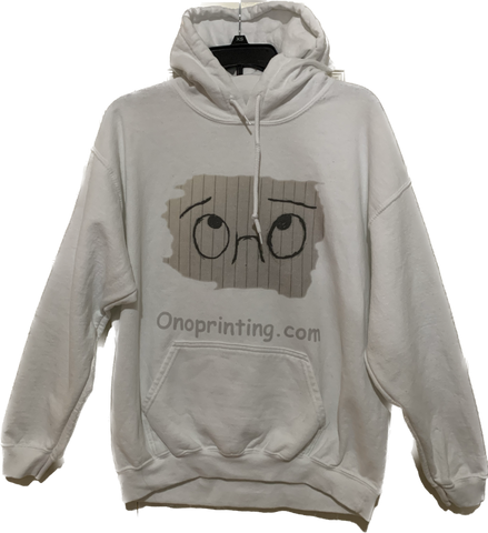 Unisex Hoodie With  Exclusive Onoprinting "Pretty Please" Sketch Design