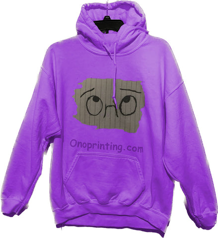 Unisex Hoodie With  Exclusive Onoprinting "Pretty Please" Sketch Design