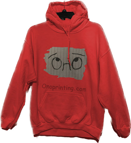 Unisex Hoodie With  Exclusive Onoprinting "Pretty Please" Sketch Design