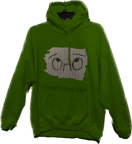 Unisex Hoodie With  Exclusive Onoprinting "Pretty Please" Sketch Design