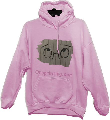 Unisex Hoodie With  Exclusive Onoprinting "Pretty Please" Sketch Design